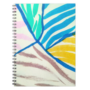 vintage geometric seamless pattern with cubes in r notebook