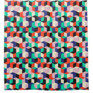 vintage geometric seamless pattern with diamond sh