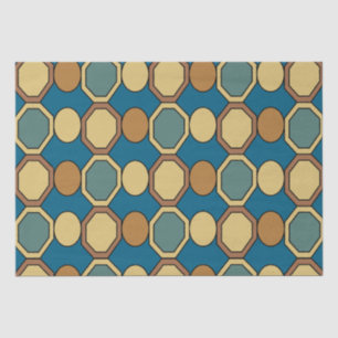Vintage Geometric Shapes Mid Century Modern Tissue Paper
