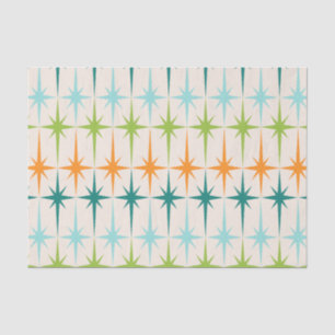 Vintage Geometric Starbursts Tissue Paper