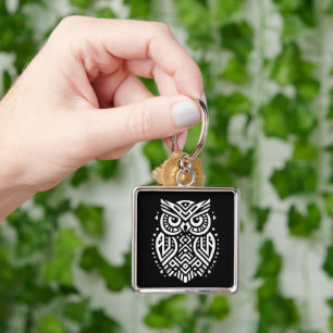 Vintage Geometric Tribal art Keychain