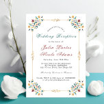Vintage Geometry Classical Motif Engagement Party Invitation<br><div class="desc">Beautiful Invitation to celebrate Special occasions and festivals comes with digital and E-invitation as per your request. We would love to replicate our designs to make multiple products like rsvp cards, labels envelopes, and more. Customization is available for ready to print on request at info@shamaurcreatif@gmail.com Look Forward to hearing from...</div>