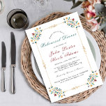 Vintage Geometry Classical Motif Rehearsal Dinner Invitation<br><div class="desc">Beautiful Invitation to celebrate Special occasions and festivals comes with digital and E-invitation as per your request. We would love to replicate our designs to make multiple products like rsvp cards, labels envelopes, and more. Customization is available for ready to print on request at info@shamaurcreatif@gmail.com Look Forward to hearing from...</div>