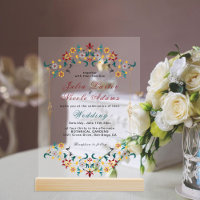 Vintage Geometry Intricate Classical Motif Wedding