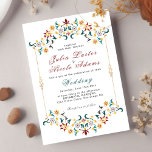 Vintage Geometry Intricate Classical Motif Wedding Invitation<br><div class="desc">Celebrate your big day with beautifully crafted wedding invitations and full stationery suites that reflect your love story. Our collection includes customizable wedding invitations & stationaries, save the dates, rsvp cards, enclosure cards, bridal shower, engagement party, rehearsal dinner, programs, menus, hand fans, bridesmaid proposal cards, thank you cards, envelopes, escort...</div>