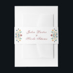 Vintage Geometry Intricate Classical Motif Wedding Invitation Belly Band<br><div class="desc">Beautiful Invitation to celebrate Special occasions and festivals comes with digital and E-invitation as per your request. We would love to replicate our designs to make multiple products like rsvp cards, labels envelopes, and more. Customization is available for ready to print on request at info@shamaurcreatif@gmail.com. Look Forward to hearing from...</div>