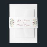 Vintage Geometry Intricate Classical Motif Wedding Invitation Belly Band<br><div class="desc">Beautiful Invitation to celebrate Special occasions and festivals comes with digital and E-invitation as per your request. We would love to replicate our designs to make multiple products like rsvp cards, labels envelopes, and more. Customization is available for ready to print on request at info@shamaurcreatif@gmail.com. Look Forward to hearing from...</div>