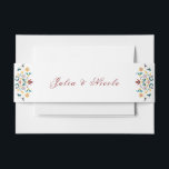 Vintage Geometry Intricate Classical Motif Wedding Invitation Belly Band<br><div class="desc">Beautiful Invitation to celebrate Special occasions and festivals comes with digital and E-invitation as per your request. We would love to replicate our designs to make multiple products like rsvp cards, labels envelopes, and more. Customization is available for ready to print on request at info@shamaurcreatif@gmail.com. Look Forward to hearing from...</div>