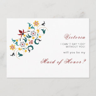 Vintage Geometry Intricate Classical Motif Wedding Menu