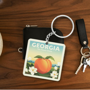 Vintage Georgia Keychain