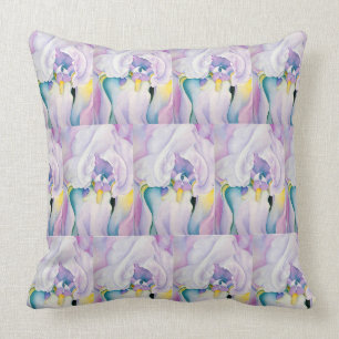 Vintage Georgia O'keefe 1924 Light of Iris Throw Pillow