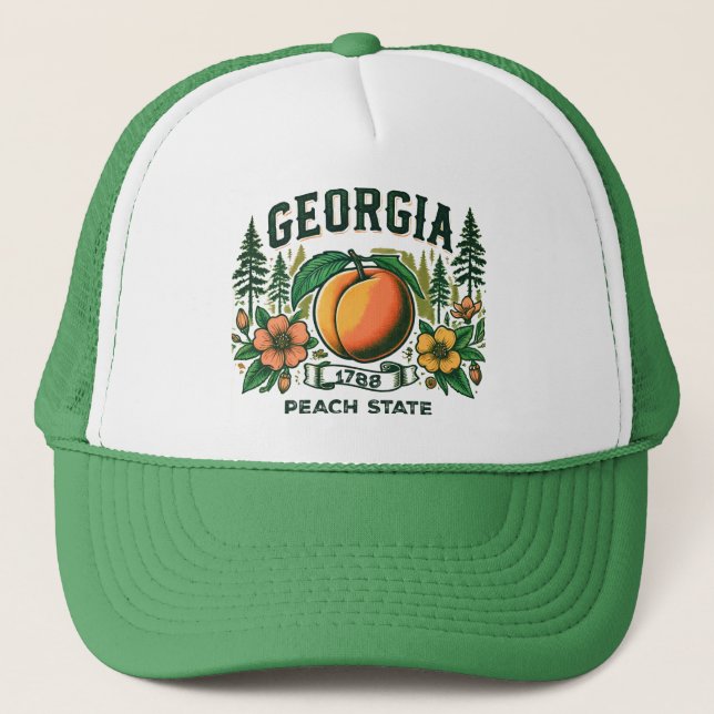 Vintage Georgia Trucker Hat (Front)