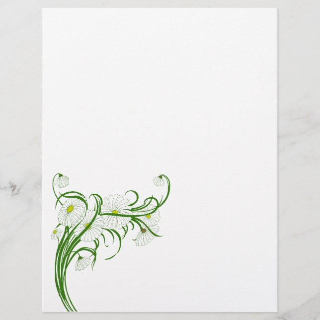 Vintage Gerber Daisy Flowers Spring Floral Bouquet (Front)