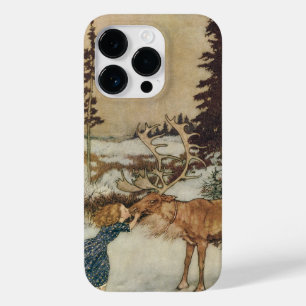 Vintage Gerda and the Reindeer by Edmund Dulac Case-Mate iPhone 14 Pro Case