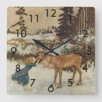 Vintage Gerda and the Reindeer by Edmund Dulac