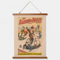 Vintage German Circus Poster Of Performers, 1900.