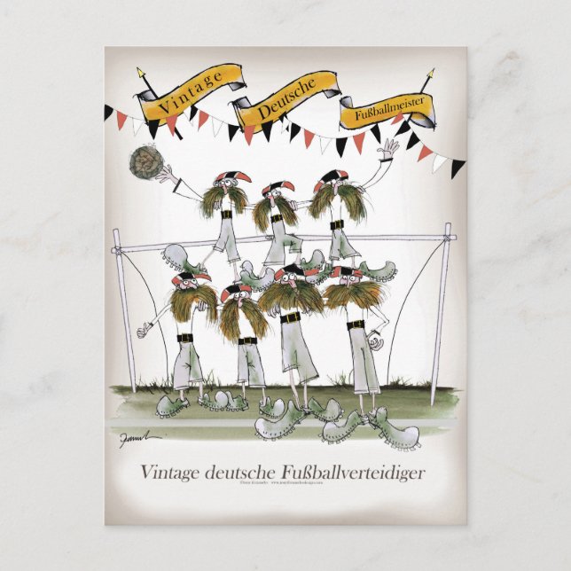 vintage german defenders postcard (Front)