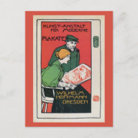 Vintage German poster printers advertisement