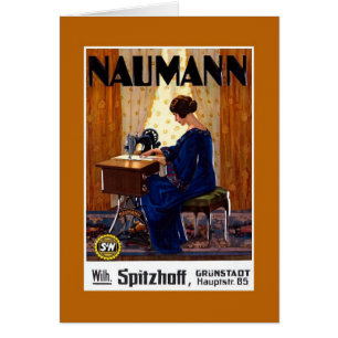 Vintage German sewing machine advertising
