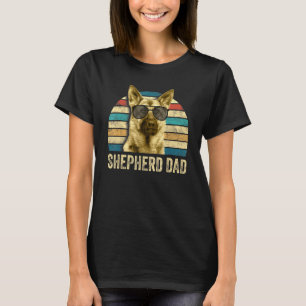 Vintage German Shepherd German Shepherd Dad T-Shirt
