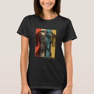 Vintage German Shorthaired Pointer Dog Mom Dad Kid T-Shirt