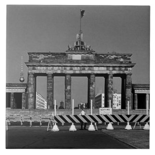 Vintage Germany Berlin Brandenburg Gate Tile