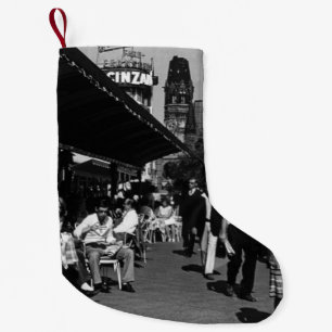 Vintage Germany Berlin kurfürstendamm avenue Small Christmas Stocking