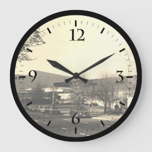 Vintage Germany Berlin new national gallery Large  Clock