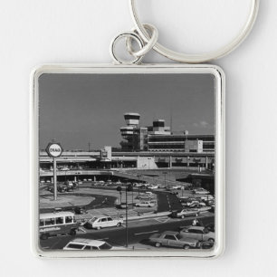 Vintage Germany Berlin The Tegel Airport 1970 Keychain