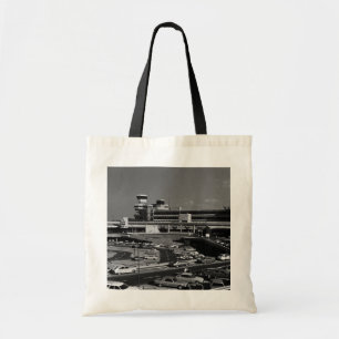Vintage Germany Berlin The Tegel Airport 1970 Tote Bag