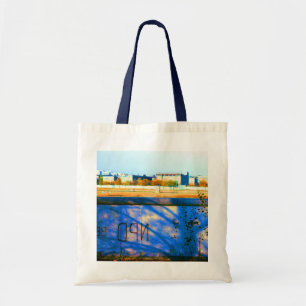 Vintage Germany Berlin wall Tote Bag