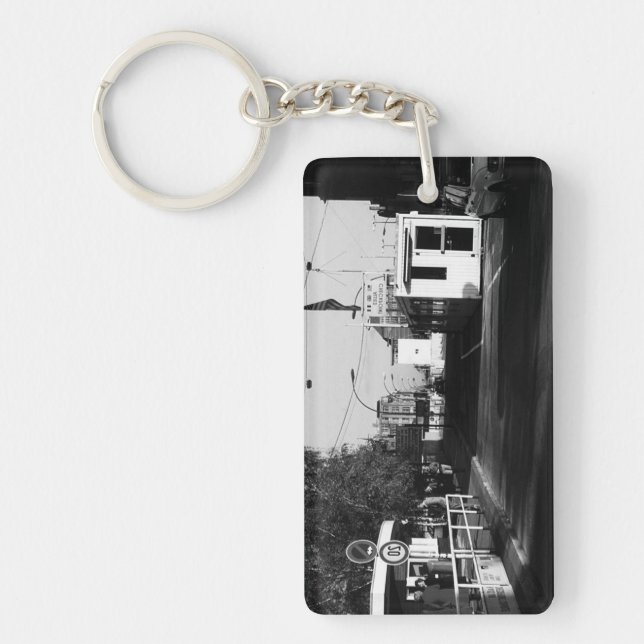 Vintage Germany Border posts East West Berlin Keychain (Front)