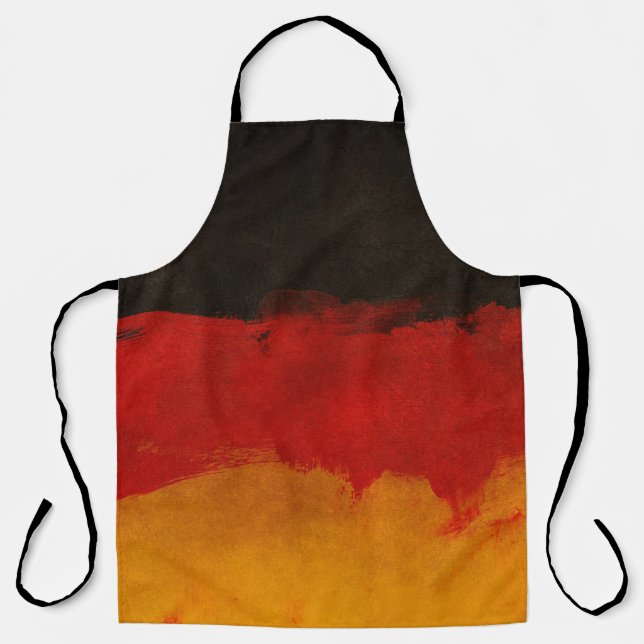 Vintage Germany Flag Apron | Retro Patriotic Desig (Front)