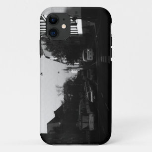 Vintage Germany Frankfurt City street cars iPhone 11 Case