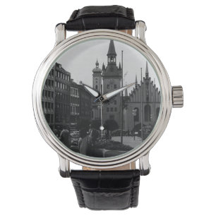 Vintage Germany Munich Church Marienplatz Watch