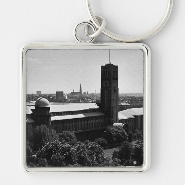 Vintage Germany Munich Deutsch Museum Keychain (Front)