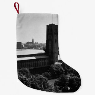 Vintage Germany Munich Deutsch Museum Small Christmas Stocking