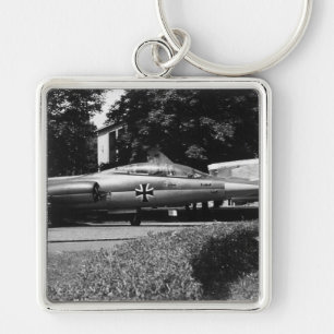 Vintage Germany Munich Deutsch Museum starfighter Keychain