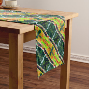 Vintage Germany Munich Deutsch Museum starfighter Short Table Runner