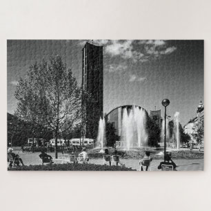 Vintage Germany Munich sendlinger platz Matthäus Jigsaw Puzzle