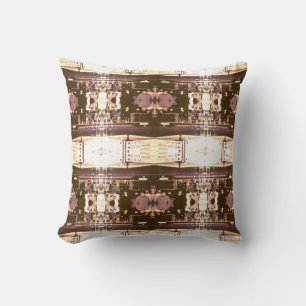 Vintage Germany Munich Station Marienplatz  Throw Pillow