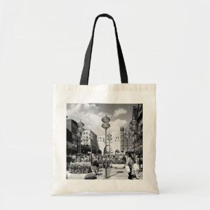 Vintage Germany Munich Towngate Karistor 1970 Tote Bag