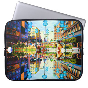 Vintage Germany Munich Towngate Karistor Laptop Sleeve