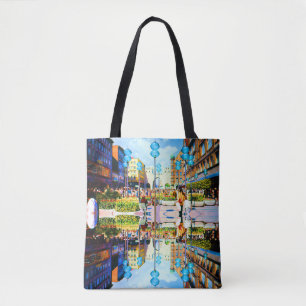 Vintage Germany Munich Towngate Karistor Tote Bag