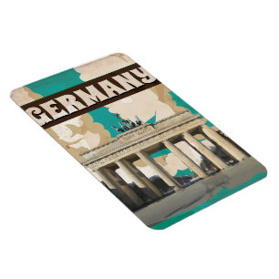 VINTAGE GERMANY TRAVEL POSTER MAGNET