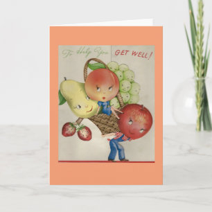 Vintage Get Well Soon Card