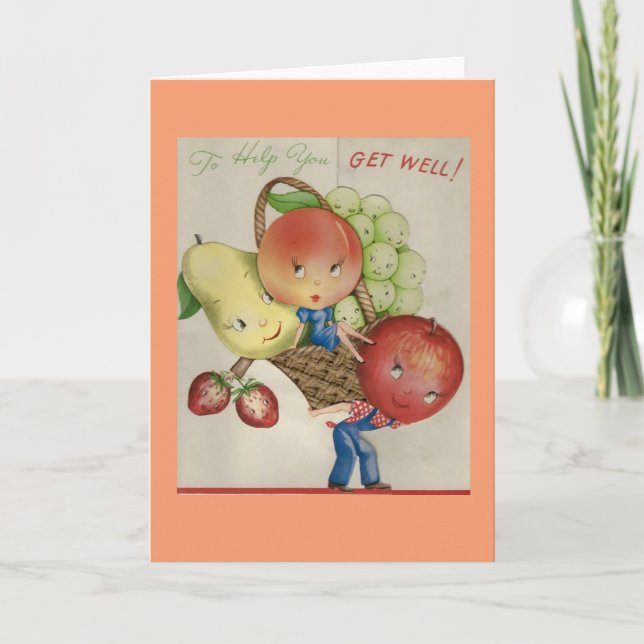 Vintage Get Well Soon Card (Front)