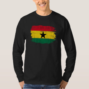 Vintage Ghana Flag For Ghanaian T-Shirt