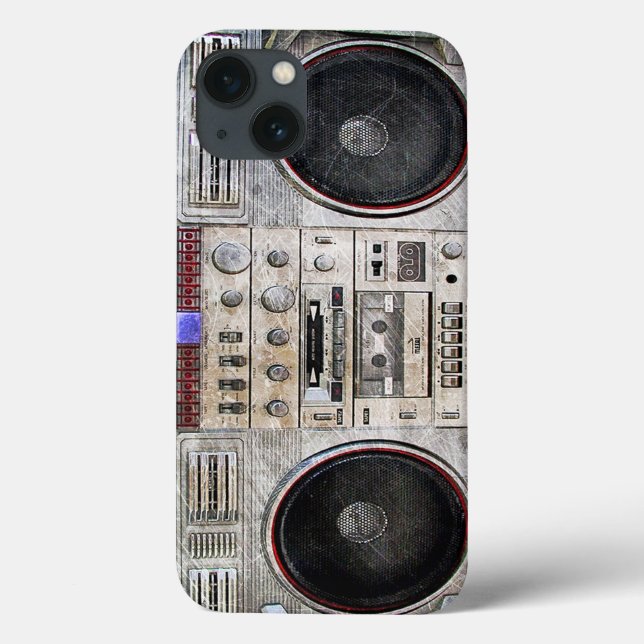 Vintage ghetto blaster Case-Mate iPhone case (Back)