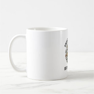 Vintage Ghost Floral Cute Halloween Boo Bouquet_1 Coffee Mug